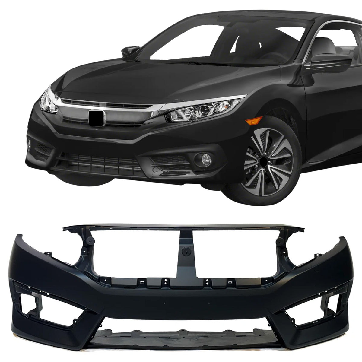 Defensa Delantera Sedán-Coupe. Honda Civic 2016-2018