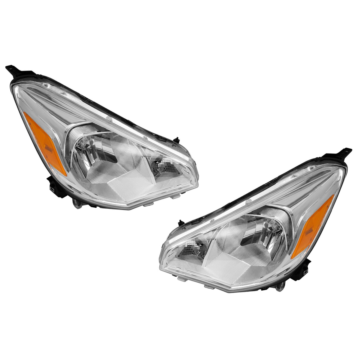 Faros Delanteros C/Reflector Ambar. Mitsubishi Mirage G4 2017-2020 (sedán)
