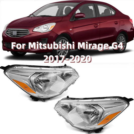 Faros Delanteros C/Reflector Ambar. Mitsubishi Mirage G4 2017-2020 (sedán)