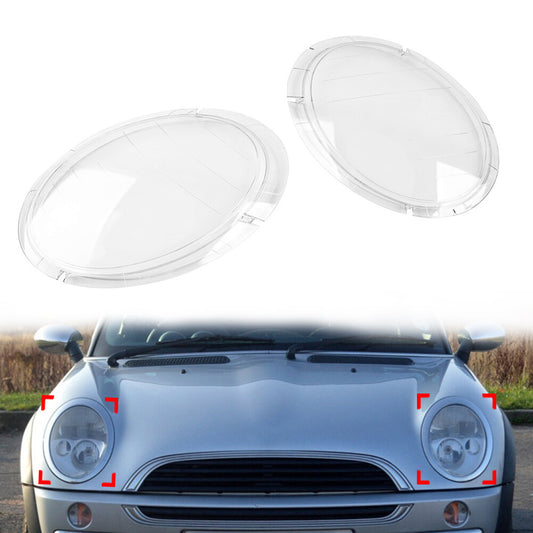 Cubiertas Transparentes Faros Delanteros. Mini Cooper R50 R52 R53 2001-2006