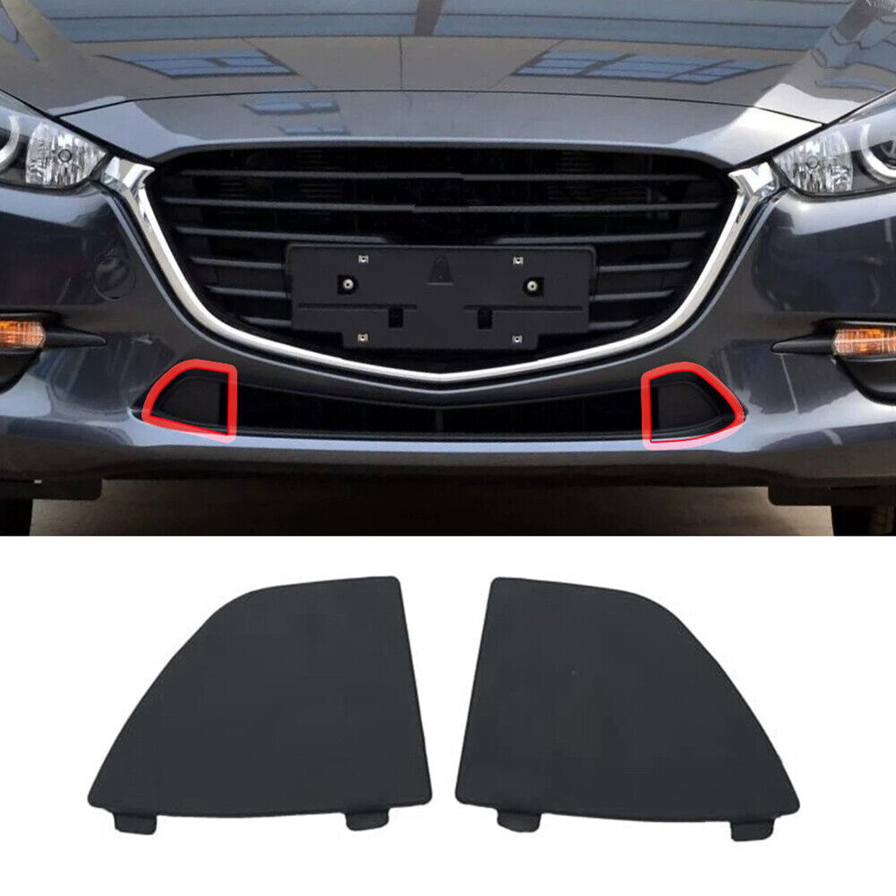 Cubiertas de Parrilla Inferior Defensa Delantera. Mazda 3 2017-2018