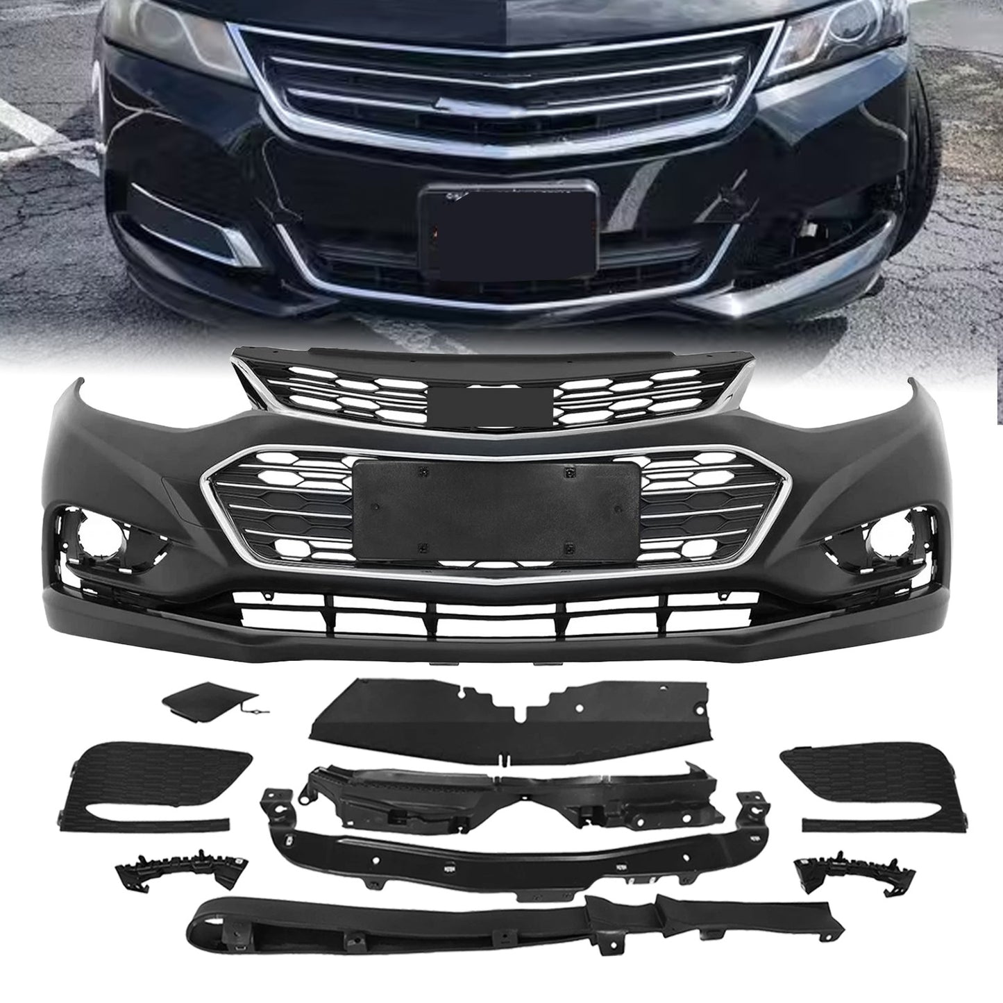 Defensa Delantera Completa. Chevrolet Cruze 2016-2018