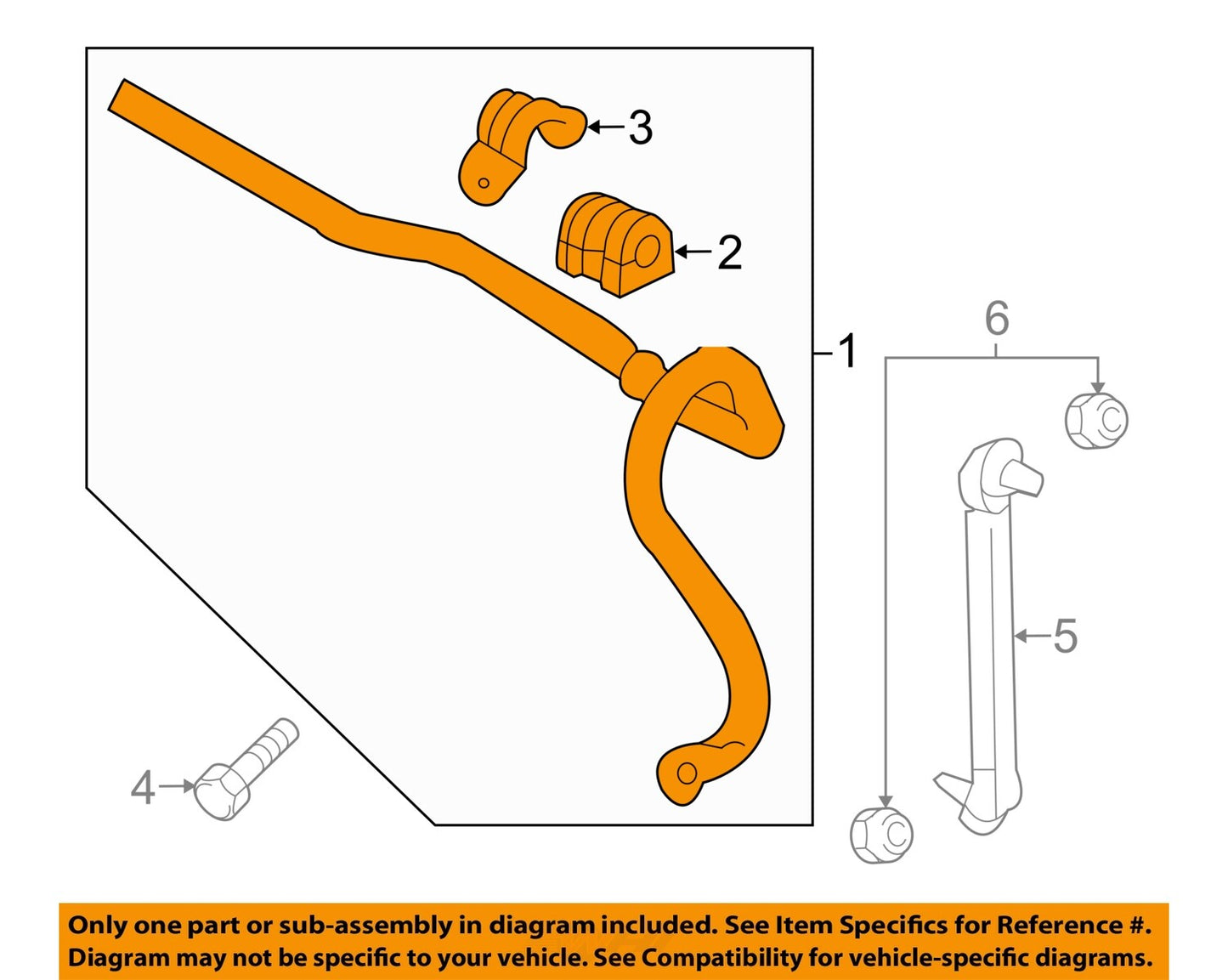 Barra Estabilizadora Suspensión Delantera. Chevrolet Cruze 2016-2018