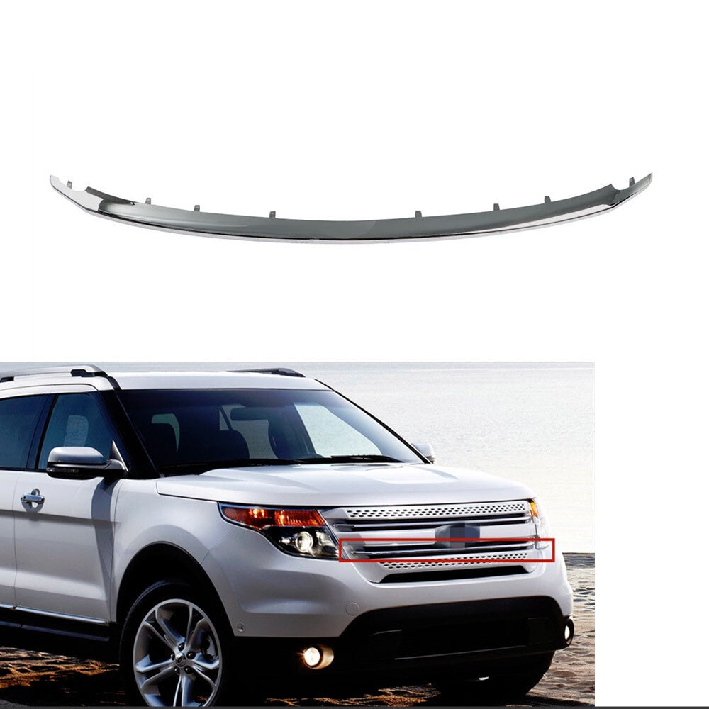 Moldura Cromada de Parrilla Frontal. Ford Explorer 2011-2015