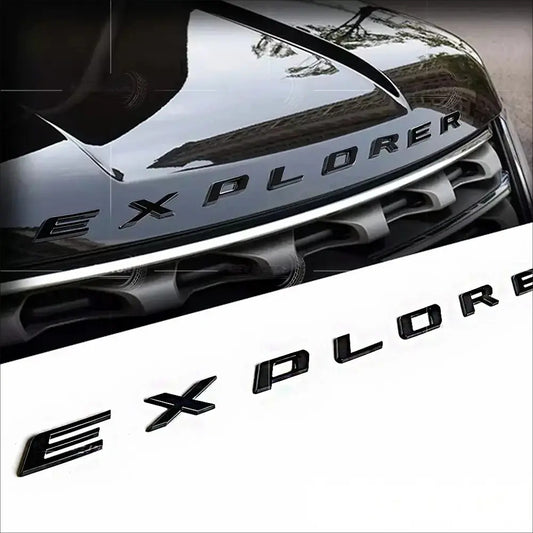 Letras EXPLORER Tapa de Motor. Ford Explorer 2011-2025