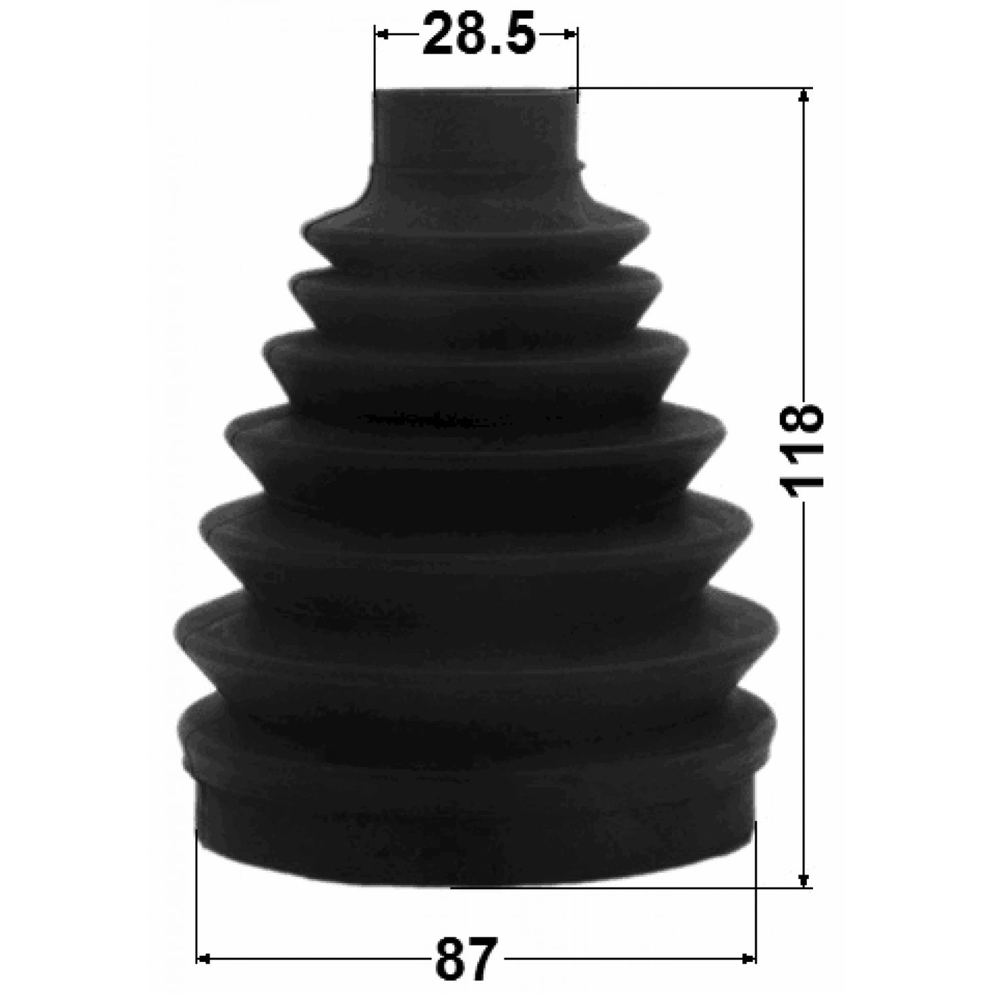 Fuelle Exterior (Bota) de Junta Homocinética. Mazda 6 CX-7 CX-9 2002-2015
