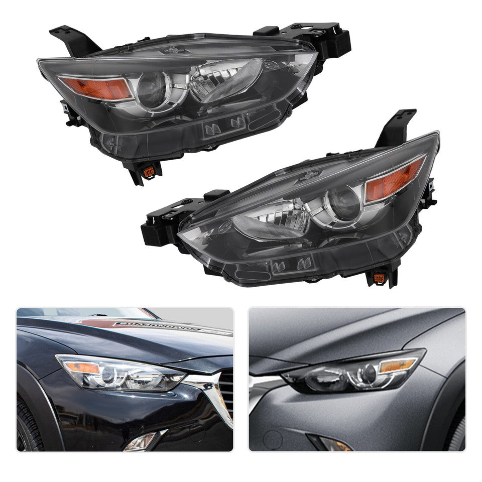 Faros Delanteros Sin DRL LED. Mazda CX-3 2016-2022