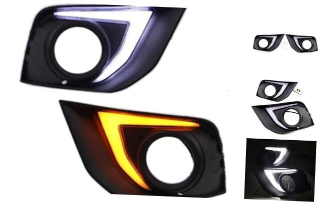 LED DRL Fog Lamp Trim. Mitsubishi ASX 2016-2019