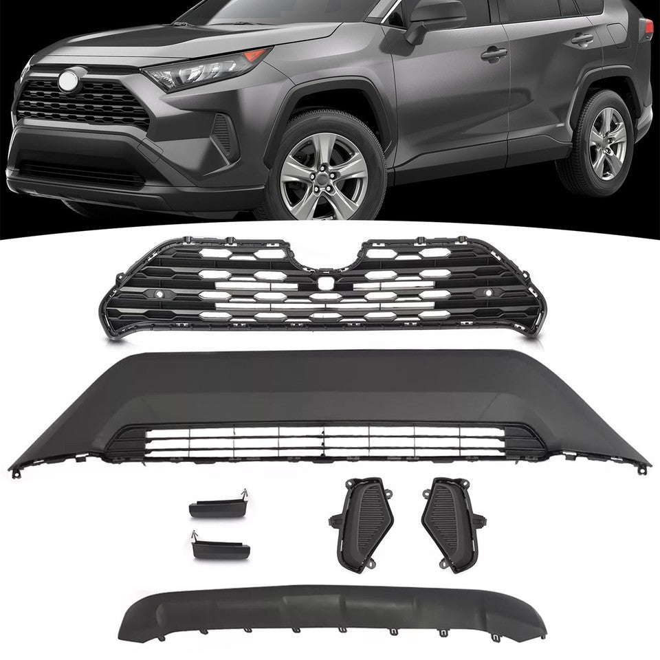 Parrillas Delanteras. Toyota RAV4 2019-2022