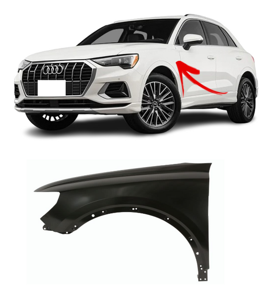 Guardafango Delantero. Audi Q3 2019-2024
