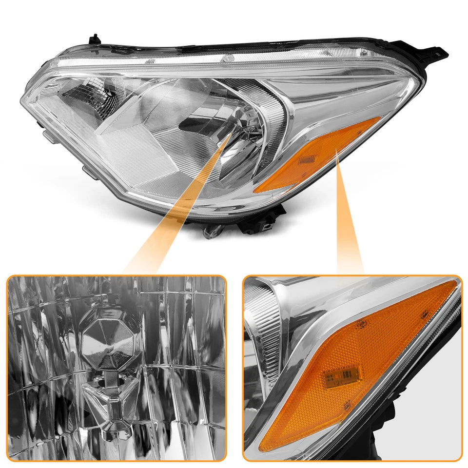 Faros Delanteros C/Reflector Ambar. Mitsubishi Mirage G4 2017-2020 (sedán)