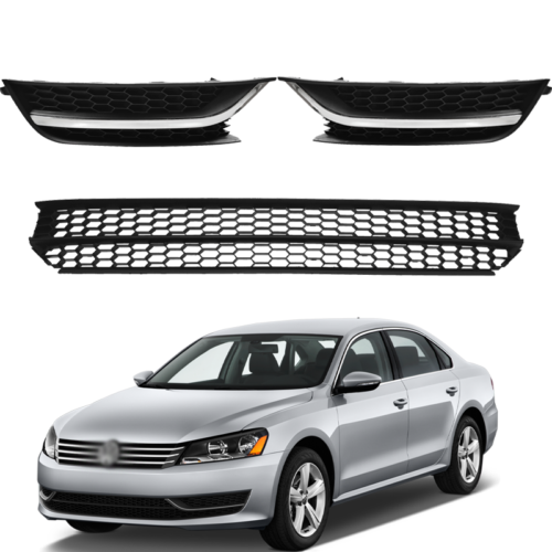 Set de Parrillas Inferiores Defensa Delantera. Volkswagen Passat 2012-2015