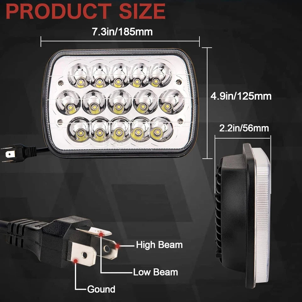 Faros Delanteros LED. Ford F-650 F-750 2000-2015