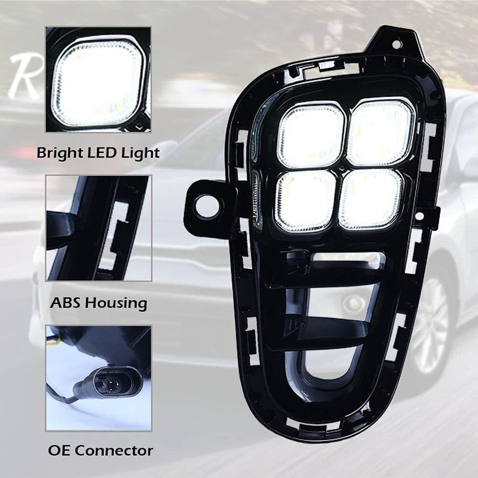 Fog Lights + Covers. Kia Rio 2018-2020