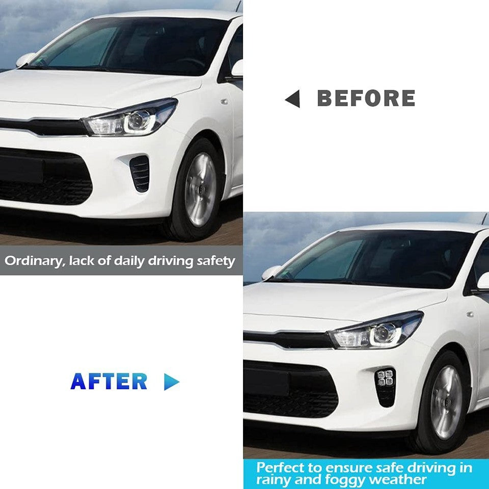 Fog Lights + Covers. Kia Rio 2018-2020