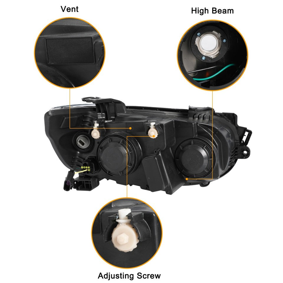 Headlights. Chevrolet Sonic 2012-2016