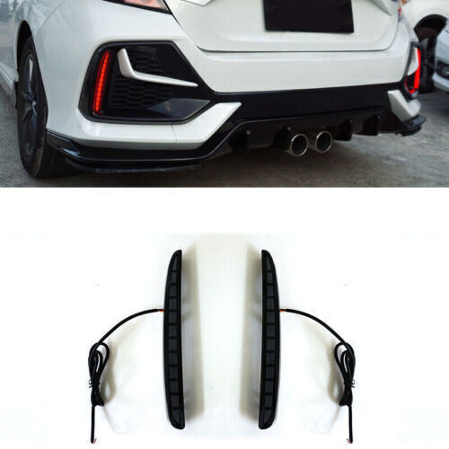 Luces LED Defensa Trasera. Honda Civic Type R 2017-2021