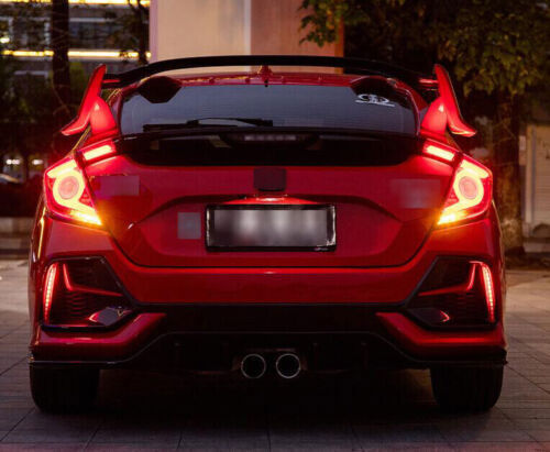 Luces LED Defensa Trasera. Honda Civic Type R 2017-2021