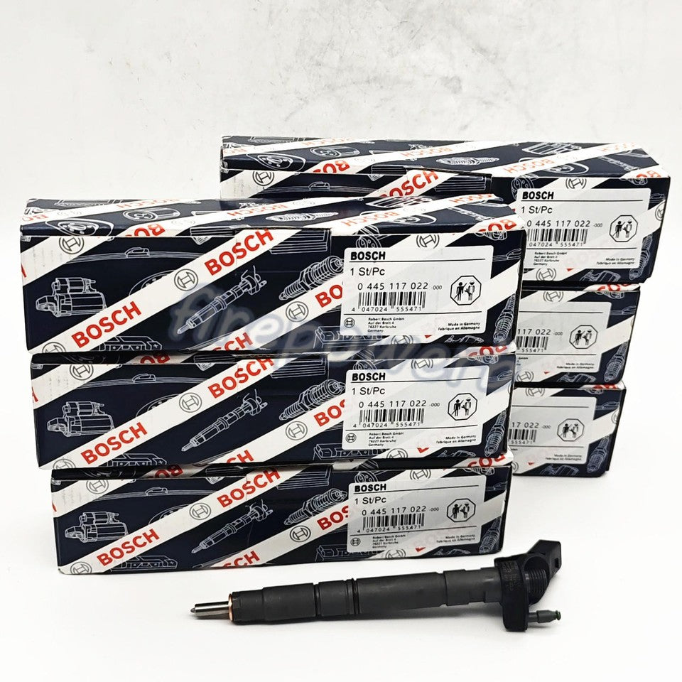 Inyector Bosch 0445117022 059130277CD. Audi / Volkswagen 3.0L TDI