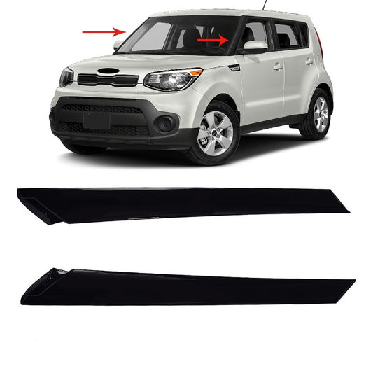 Moldura Lateral de Parabrisas Delantero. Kia Soul 2014-2019
