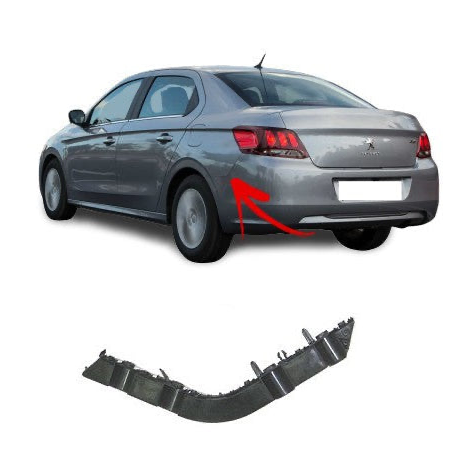 Brackets Defensa Trasera. Peugeot 301 2013-2021
