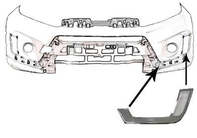 Moldura Antiniebla. Suzuki Vitara 2019-2024