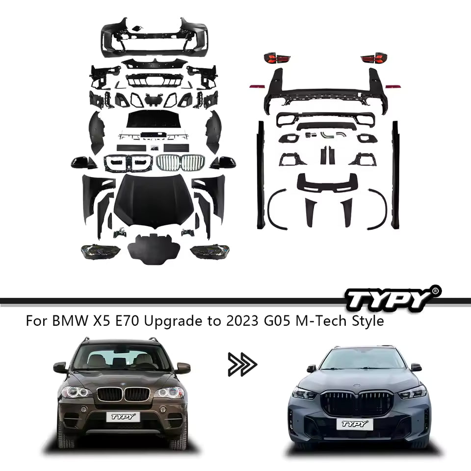 Body Kit Actualización a 2023+ estilo G05 M-Tech. BMW X5 E70 2008-2013